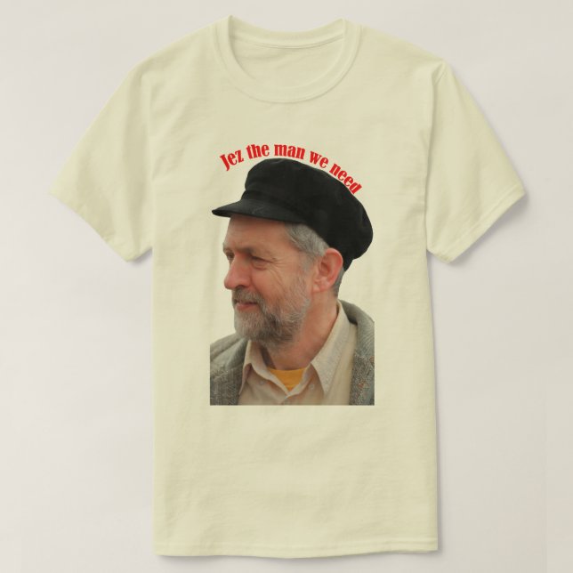 T-shirt Défenseur Jez de Jeremy Corbyn l'homme nous avons (Design devant)