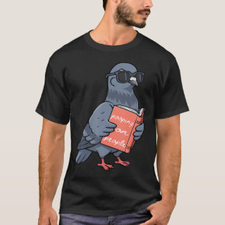 T-shirt Déféquer sur les gens Humour de pigeon introverti 