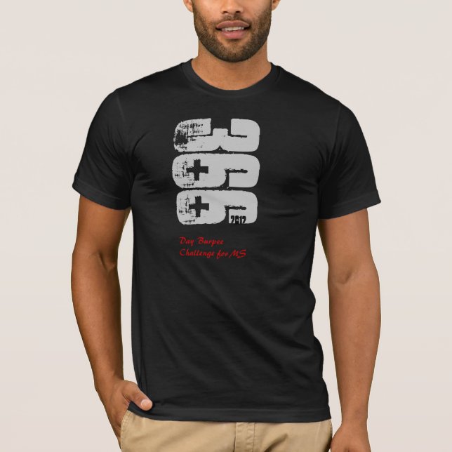 T-shirt défi de burpee de 366 jours (Devant)