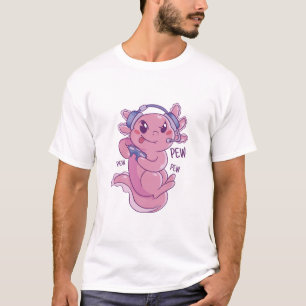 T-shirt Défi de jeu Axolotl Blast