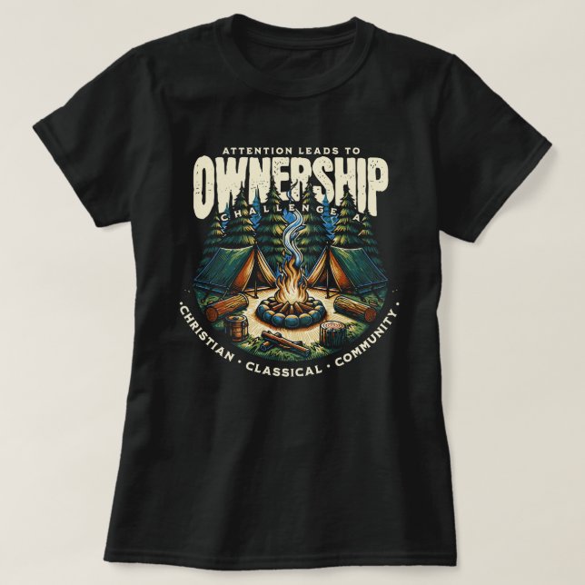 T-shirt Défi de la communauté chrétienne classique A (Design devant)