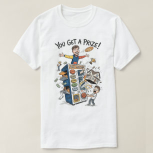 T-shirt Défi de prix drôle Cartoon