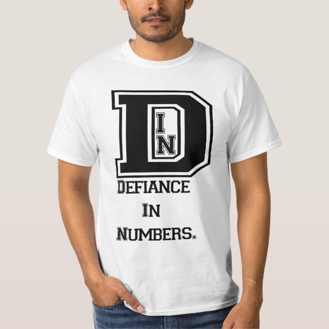 T-shirt Défi en nombre (Devant)