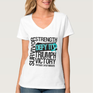 T-shirt Défi gynécologique de survivant de Cancer il