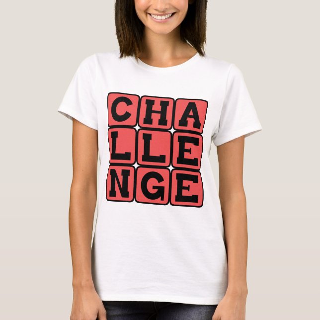 T-shirt Défi, Motivationnel (Devant)