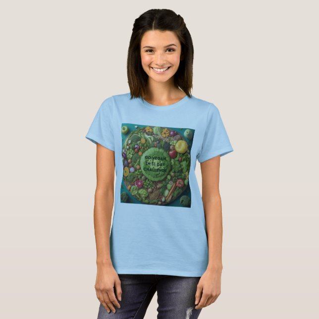 T-shirt Défi Vegan (Devant entier)