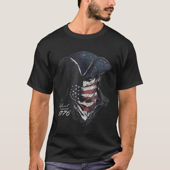 T-shirt Défiant Depuis 1776 (Devant)