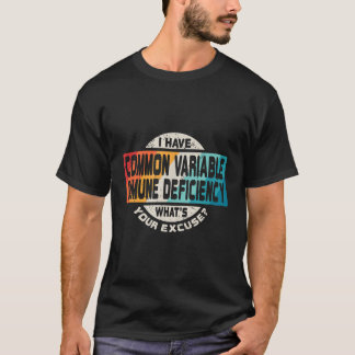 T-shirt Déficience immunitaire de variable commune
