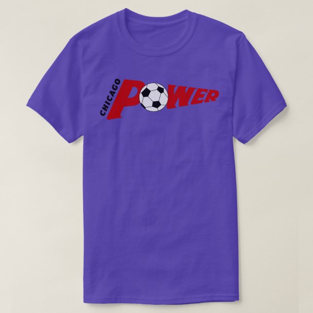 T-shirt Déficit Chicago Power NPSL 1990 (Design devant)