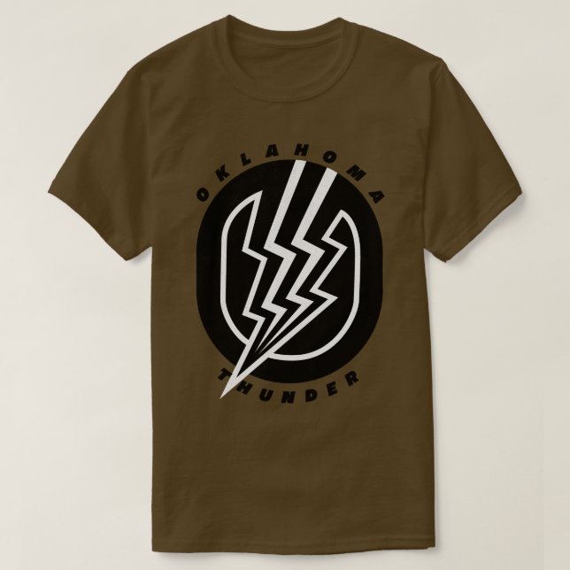 T-shirt Déficit Oklahoma Thunder AFA 1982 (Design devant)