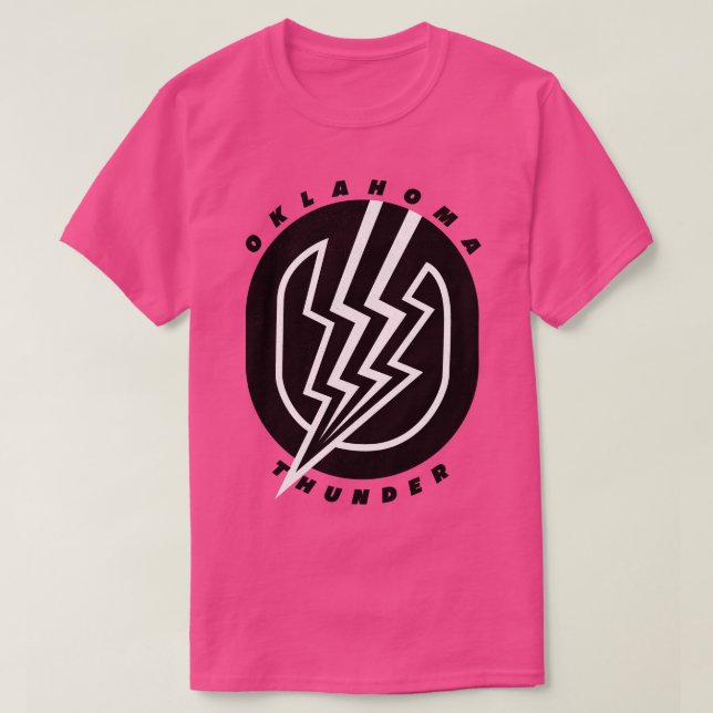 T-shirt Déficit Oklahoma Thunder AFA 1982 (Design devant)