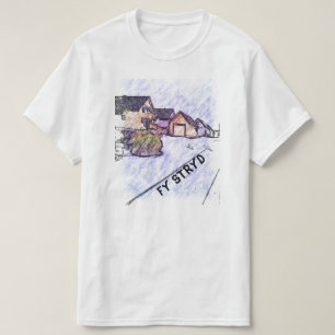 T-shirt défier stryd ma rue en gallois