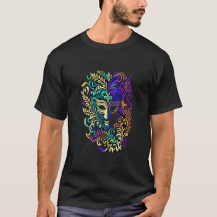 T-shirt Défilé de carnaval drôle de Mardi Gras avec fête d
