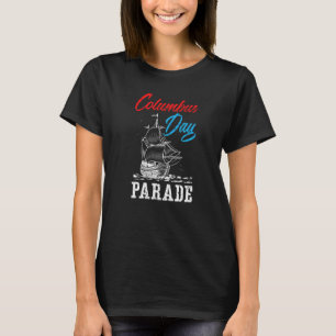 T-shirt Défilé de la fête de Christophe Colomb Italien A