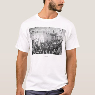 T-shirt Défilé de rue en bois mort, photographie