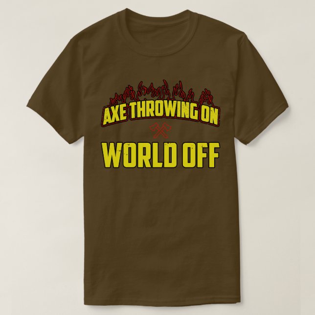 T-shirt Défilement De X Sur Le Monde (Design devant)