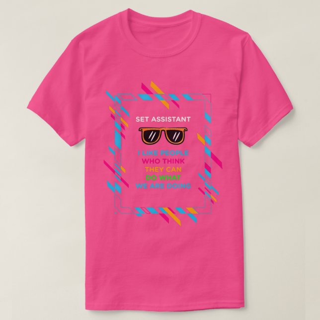 T-SHIRT DÉFINIR L'ASSISTANT (Design devant)
