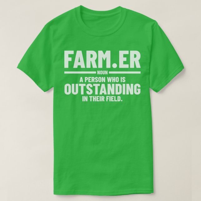 T-shirt Définition agricole Agriculture (Design devant)
