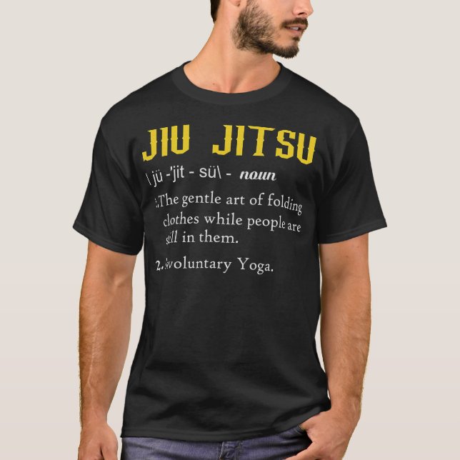T-shirt Définition Amusante Du Jiu Jitsu Funny Jiu Jitsu (Devant)