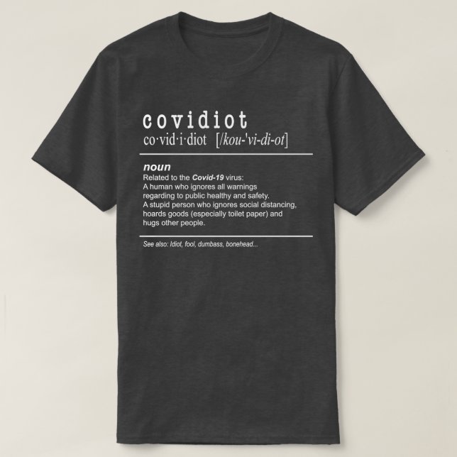 T-shirt Définition CovNoun (Design devant)