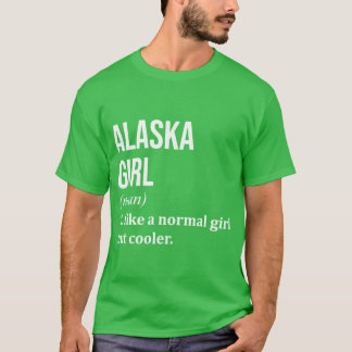 T-shirt Définition d'Alaska Girl Alaska pour femmes Oversi