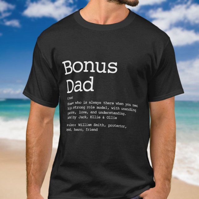 T-shirt Définition de beau-père moderne (Créateur téléchargé)