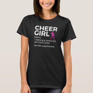 T-shirt Définition de Cheer Girl Cheerleading