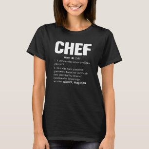 T-shirt Définition de chef masculin Sous-chef Dictionnaire