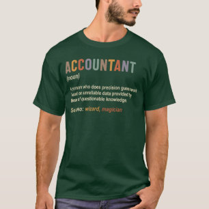 T-shirt Définition de comptable Comptabilité CPA Fille drô