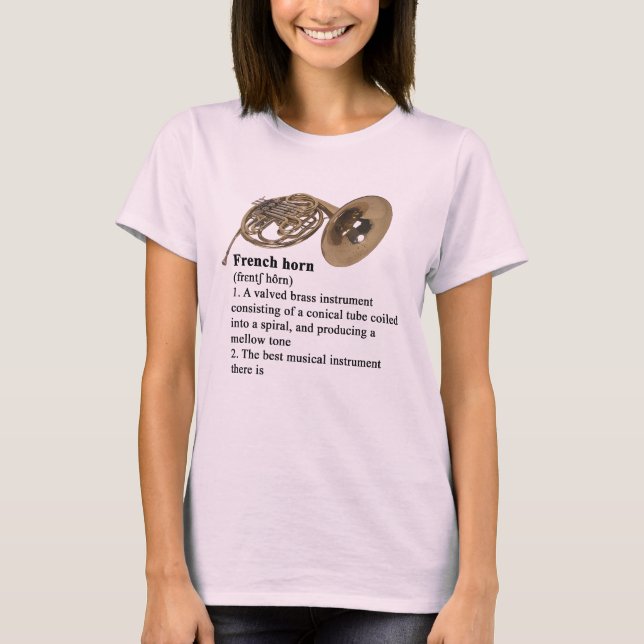 T-shirt Définition de cor de harmonie (Devant)