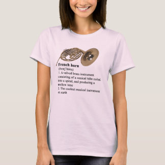 T-shirt Définition de cor de harmonie