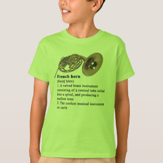 T-shirt Définition de dictionnaire de cor de harmonie