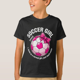 T-shirt Définition de fille de football