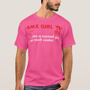 T-shirt Définition De Fille Sport Bmx