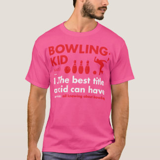 T-shirt Définition de gamin de sport garçon drôle de bowli