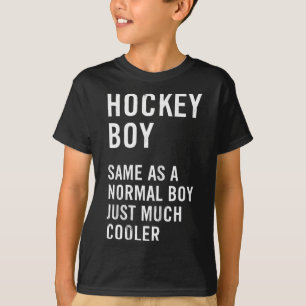 T-shirt Définition de garçon de hockey drôle