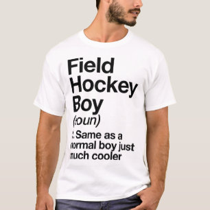 T-shirt Définition de garçon de hockey sur gazon drôle de