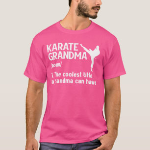T-shirt Définition de grand-mère de karaté Grand-mère de k