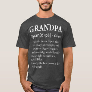 T-shirt Définition de grand-père homme Drôle de grand-pèr