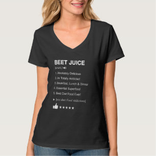 T-shirt Définition de jus de betterave Signifiant Drôle