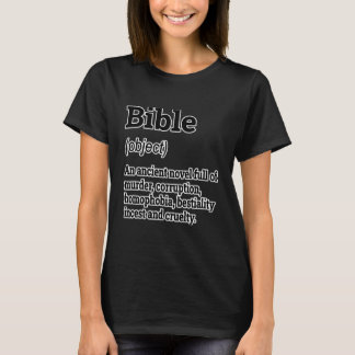 T-shirt Définition de la Bible Amusant Humour athée