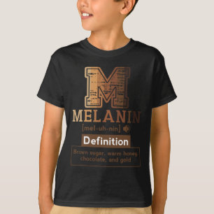 T-shirt Définition de la mélanine Mélanine brune Sucre Rei