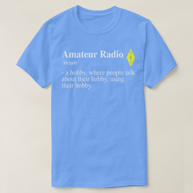 T-shirt Définition de la radio amateur (Design devant)