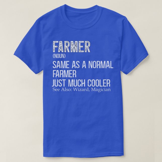T-shirt Définition de l'agriculteur Conception pour l'agri (Design devant)
