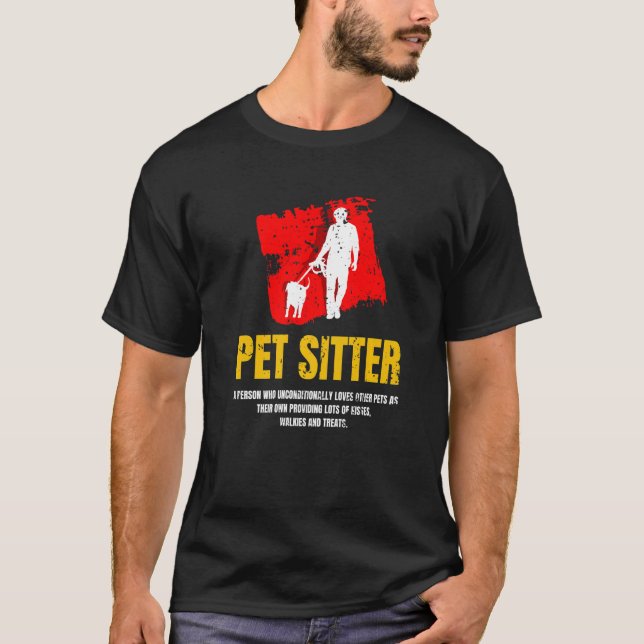 T-shirt Définition de l'émetteur de l'animal gardien de l' (Devant)