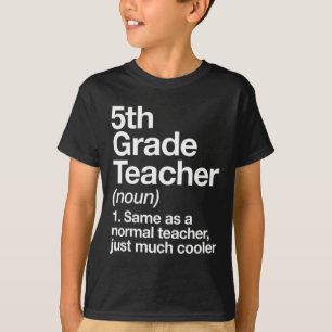 T-shirt Définition De L'Enseignant De Niveau Secondaire Dr