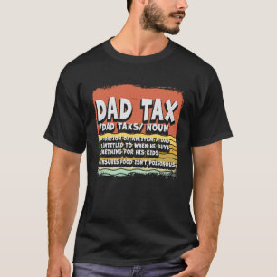 T-shirt Définition de l'impôt papa vintage Hommes Fête des
