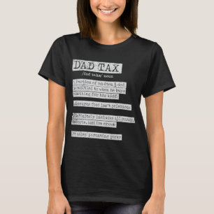 T-shirt Définition de l'impôt pour papa vintage Fête des p