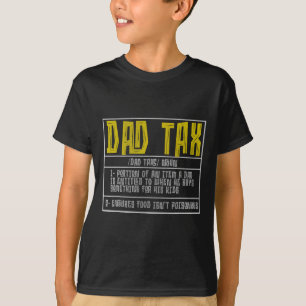 T-shirt Définition de l'impôt sur le père Hommes Fête des
