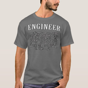 T-shirt Définition de l'ingénieur pour l'ingénieur